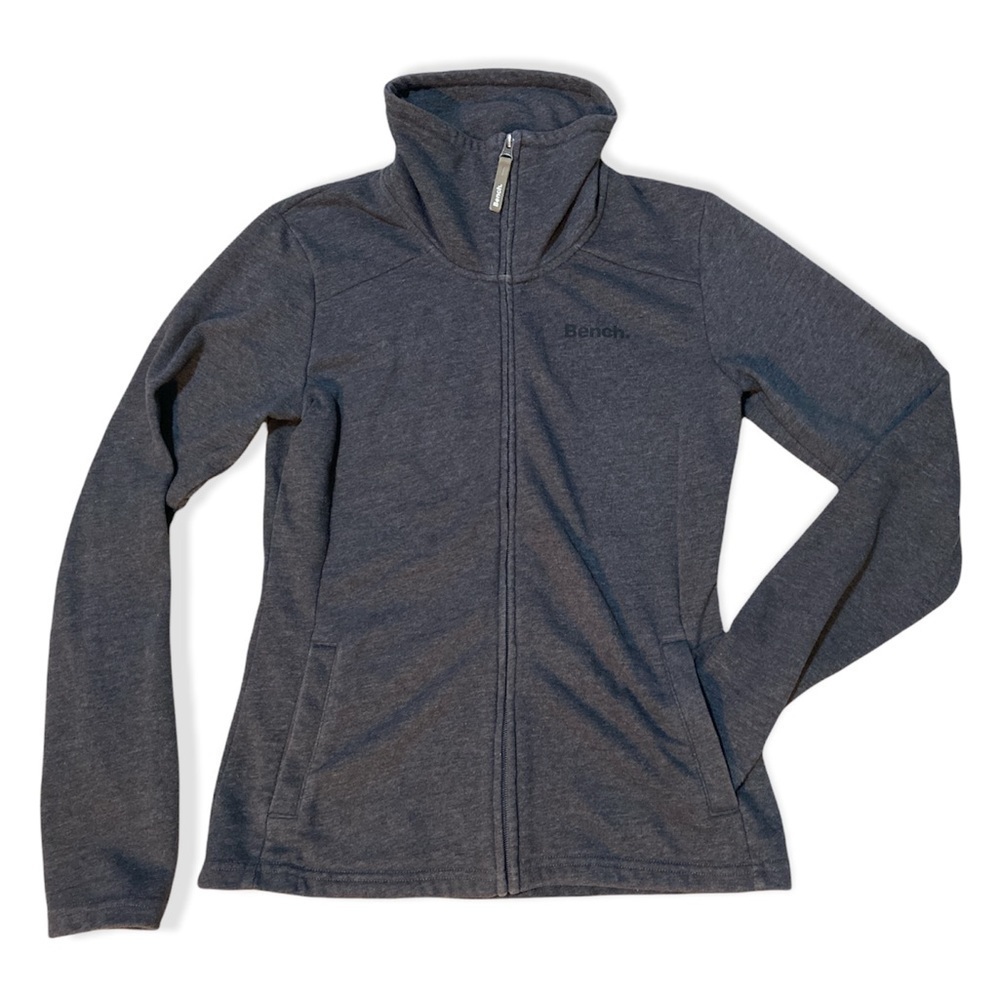 Grey cowl neck zip up fleece - BENCH